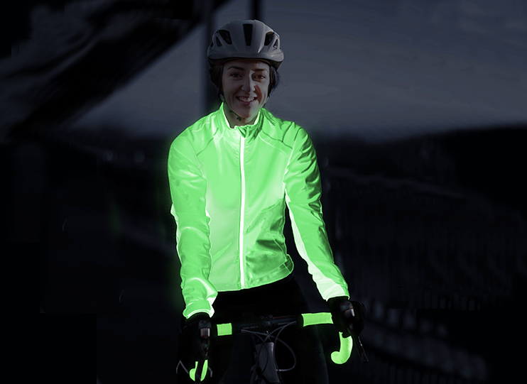 Glow In The Dark Film Application- Bicycle clothing 